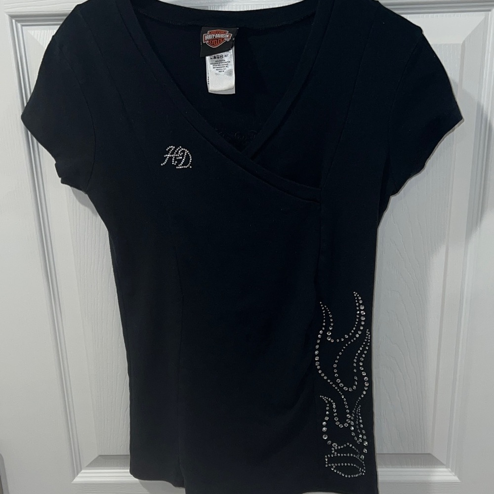 Harley Davidson Black Top Beaded design M